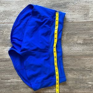 Lululemon Speed Up Shorts - Electric Blue